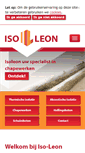 Mobile Screenshot of isoleon.be